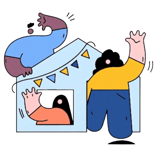 Illustration representing partnership with families